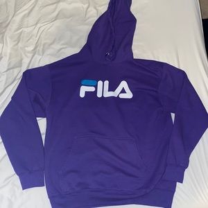 Purple Fila Hoddie